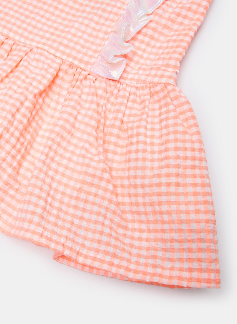 Panco Baby Girls SWEET SUMMER Ruffle Detailed Dress - Image 4