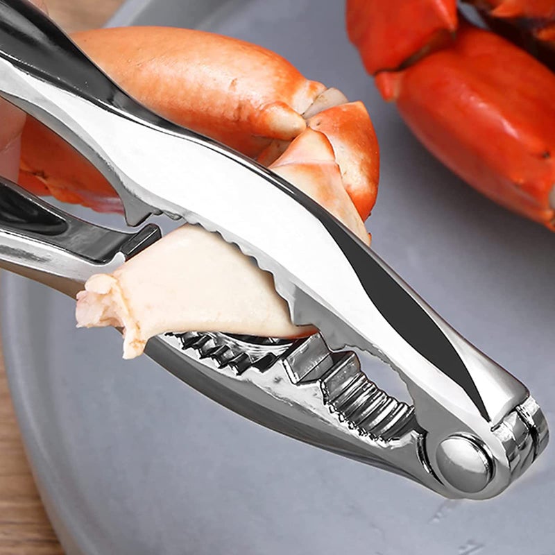 CLEABANKE Butter Warmers for Seafood Set of 2, Crab Crackers and Tools Set with 4 Crab leg Crackers,4 Crab Forks,4 Lobster Shellers,2 Butter Warmers Crab Lobster Butter Ceramic Warmers Set for Seafood - Image 5