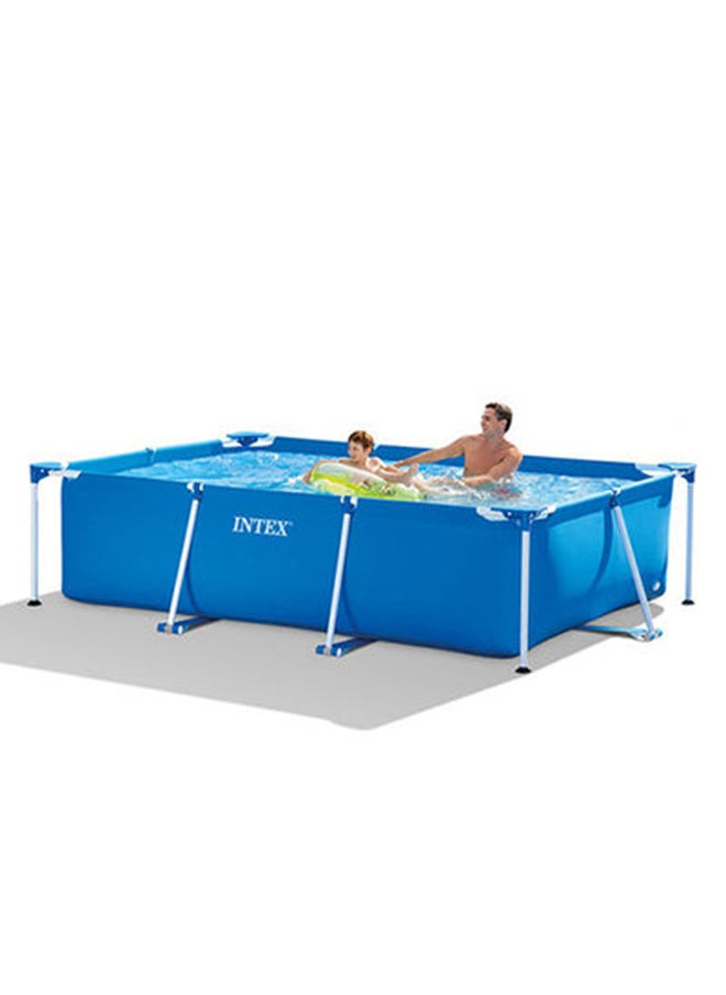 INTEX Superior Strength And Longer Durability Sturdy Rectangular Unisex Frame Swimming Pool Blue Model 28271 Summer Fun Water Play  - Image 2