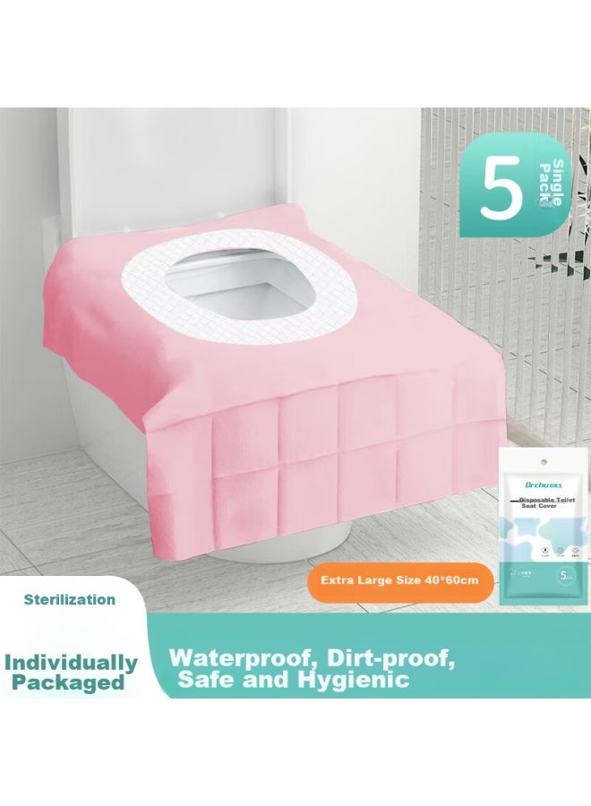 DR.CHU Dr.chu Disposable Toilet Seat Cover, Full Coverage, Travel Accessory, For Pregnant Women And Postpartum Use, Thickened, For Travel, Hotel Stays, And Special Use - Image 1