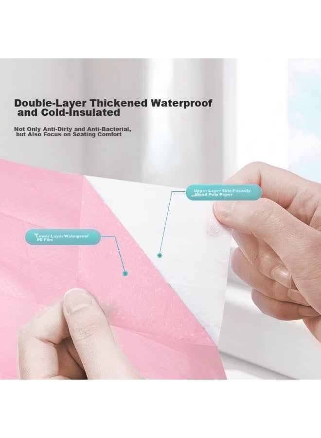 DR.CHU Dr.chu Disposable Toilet Seat Cover, Full Coverage, Travel Accessory, For Pregnant Women And Postpartum Use, Thickened, For Travel, Hotel Stays, And Special Use - Image 4
