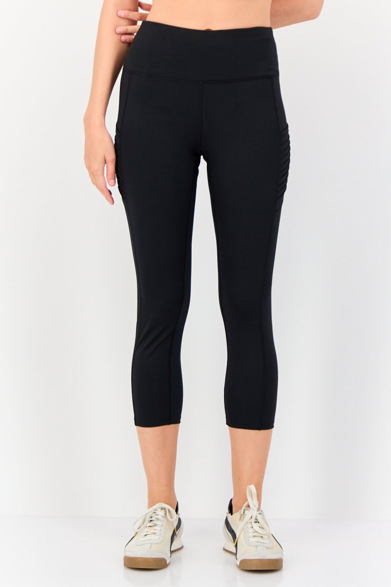 KENDALL + KYLIE Women Sportswear Fit Yoga Leggings, Black - Image 1
