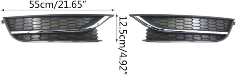 Car Fog Light Grille Cover: Black Front Bumper Lower Grille Cover - Automotive Replacement Part for 2012-2015 Passat Right Side - Image 4