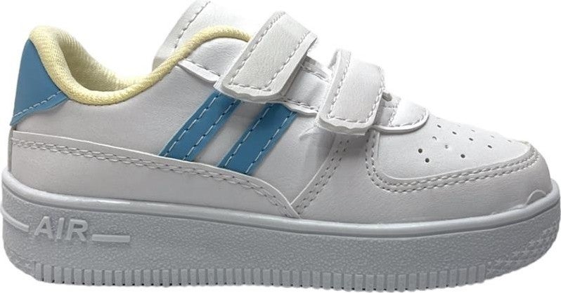 Liger Kids Sneaker Sports Shoes White-Blue - Image 1