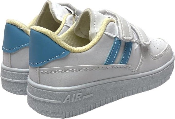 Liger Kids Sneaker Sports Shoes White-Blue - Image 3