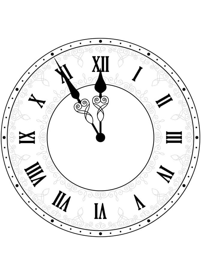 Yeele Yeele 65x65ft White Clock Round Backdrop Cover Countdown Happy New Year Photography Background for Family New Year Eve Party Decoration Supplies Kids Adults Portrait Photo Shoot Props Polyester  - Image 3