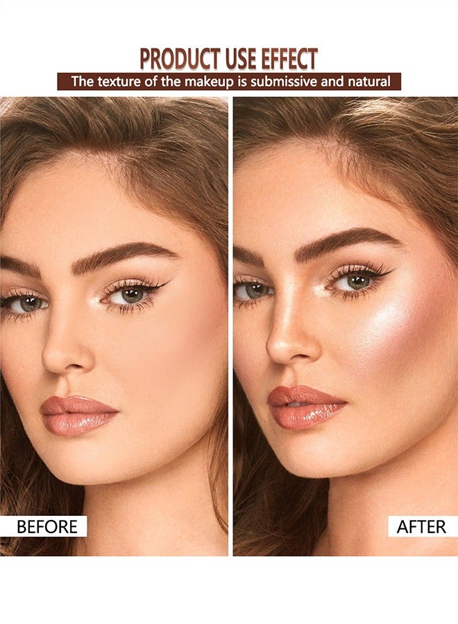 چولي ستار ديوي خد & شفاه متعدد بلسم أحمر الخدود - كونتور ستيك مكياج ، طبيعي خفيف الوزن طويل الأمد سهل النحت عصا هايلايتر للجسم للوجه #06 جوز الهند - Image 4