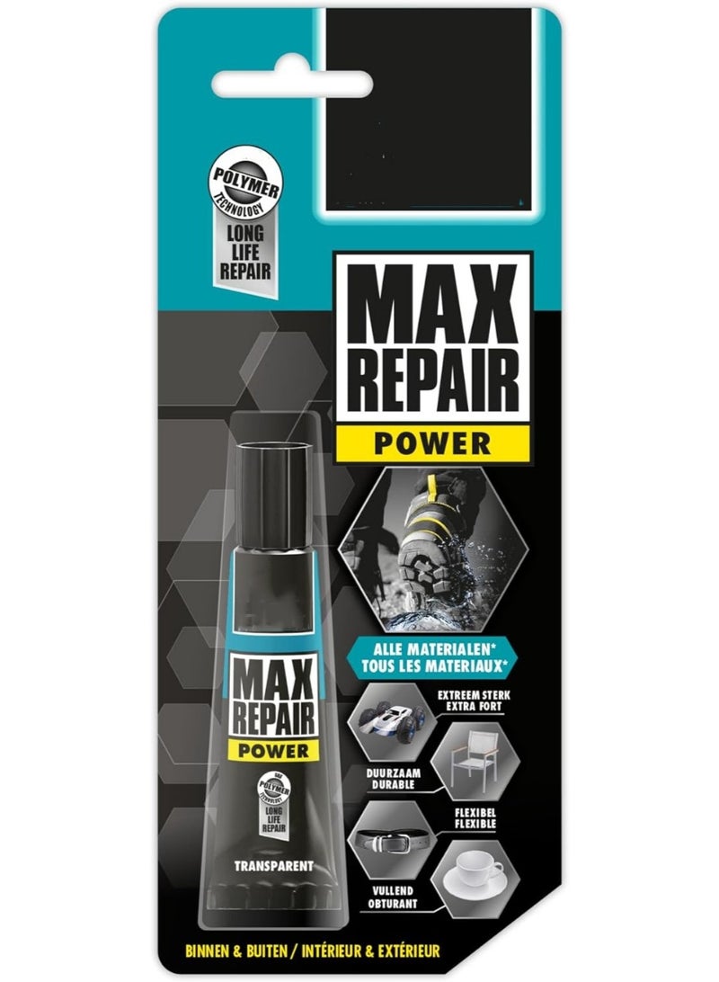 Max Repair Extreme Adhesive – Multi-Surface Strong Glue for Wood, Metal, Plastic, Glass, Leather, and Rubber Repairs - Image 1