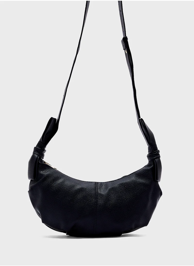 Ginger Half Moon Crossbody Bag