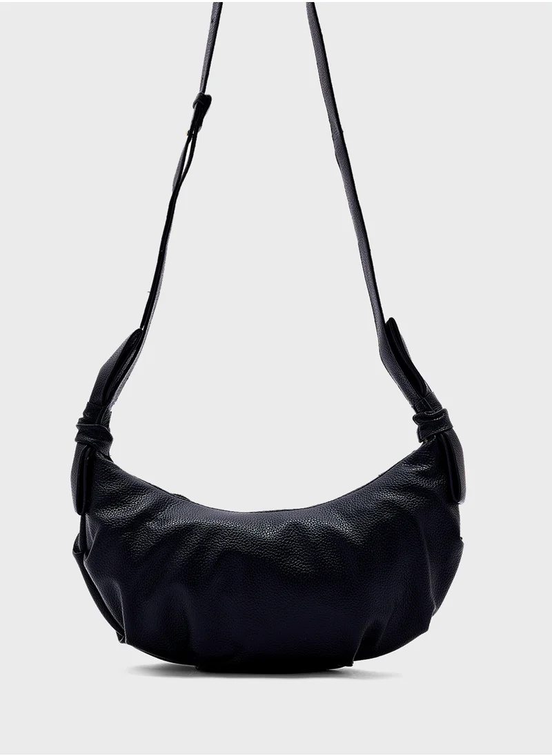 Ginger Half Moon Crossbody Bag