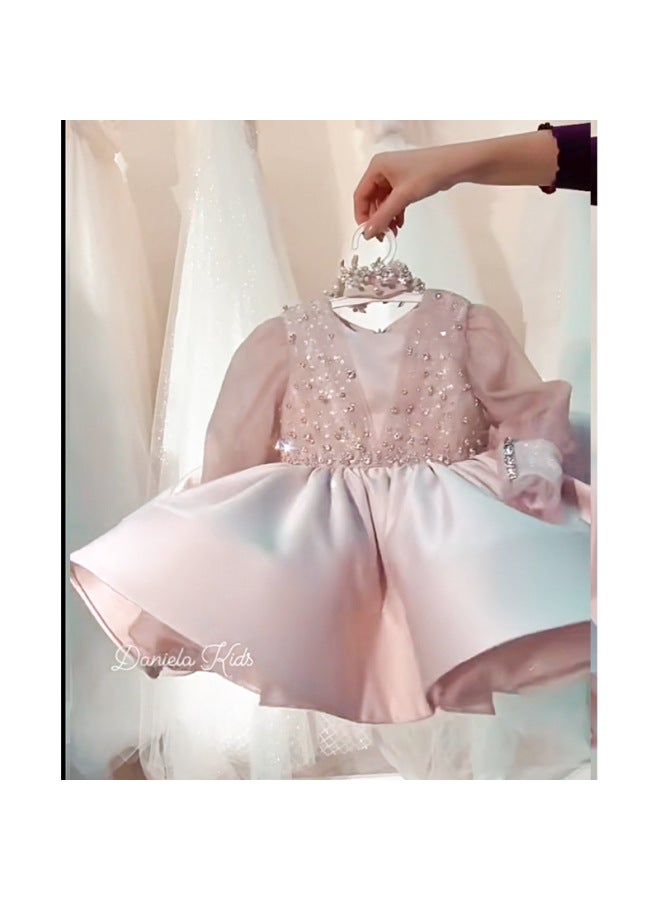 New One-year-old Dress Princess Dress Children's Dress Flower Girl Wedding Dress Girl Piano Performance Dress