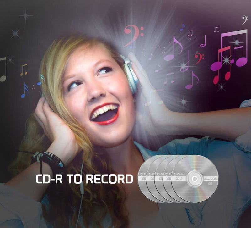 Cellet CD-R 5-Pack â€“ 700MB 80-Minute Blank Discs, 52X Speed for Data, Music, and Photo Recording - Image 5