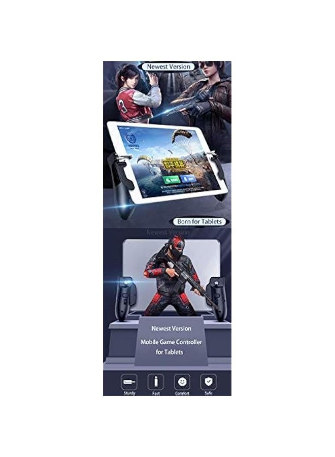 Sensitive Gamepad Trigger for iPad/Tablets, Mobile Controller for PUBG/Knives Out, Handgrip for Smartphones  Tablets - Image 2