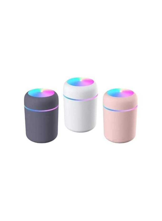 أم جي مرطب هواء صغير، سعة ٢٣٠ مل، يعمل بمنفذ USB، بالموجات فوق الصوتية، معطر جو للسيارة، مع موزع كهربائي للزيوت العطرية، وكأس معطر، و٧ مصابيح LED ملونة. ألوان متنوعة.  - Image 2