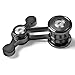 Chilvil Fidget Spinner for AdultsEaster Basket Stuffers Gifts for Teen Boy Men Metal Silent EDC Cool Gadgets Quiet Figette Office Desk Toy Anxiety Stress Calm Down Sensory Autism ADHD Valentines Day Black - Image 2