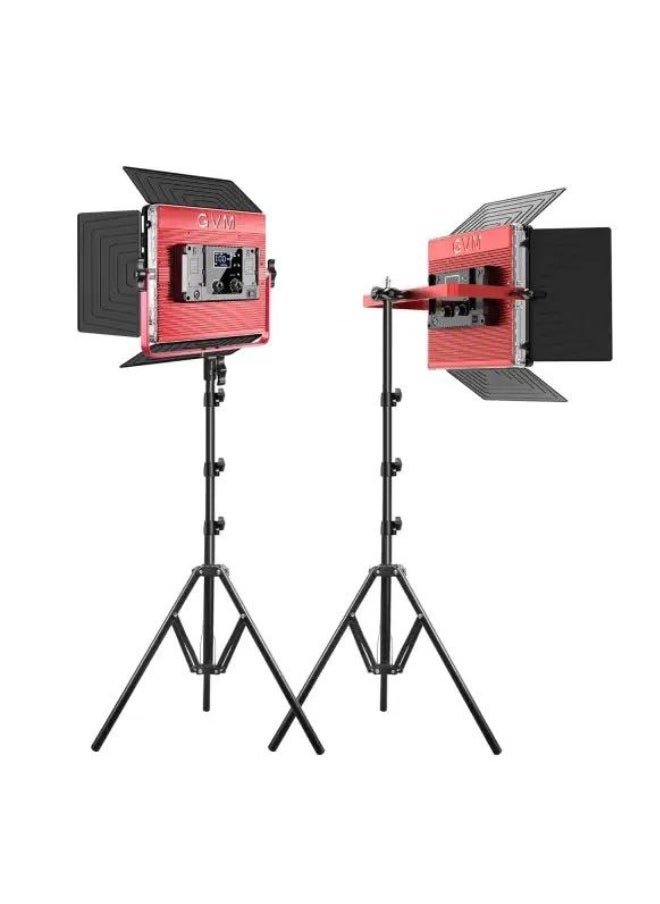 GVM Great Video Maker 1200D RGB LED Light Panel (2-Light Kit)  - Image 3