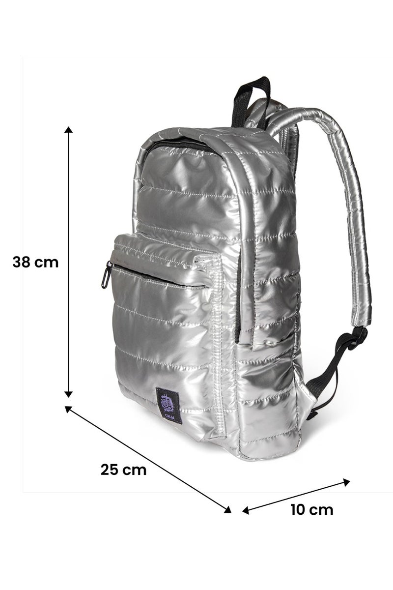 بيج ديزاين حقيبة ظهر مبطنة، حقيبة لابتوب 14 بوصة، خفيفة الوزن ومقاومة للماء مع قسم مخصص للابتوب، تصميم مريح مع أحزمة كتف مبطنة، مثالية للمدرسة والعمل والسفر والاستخدام اليومي - Image 3