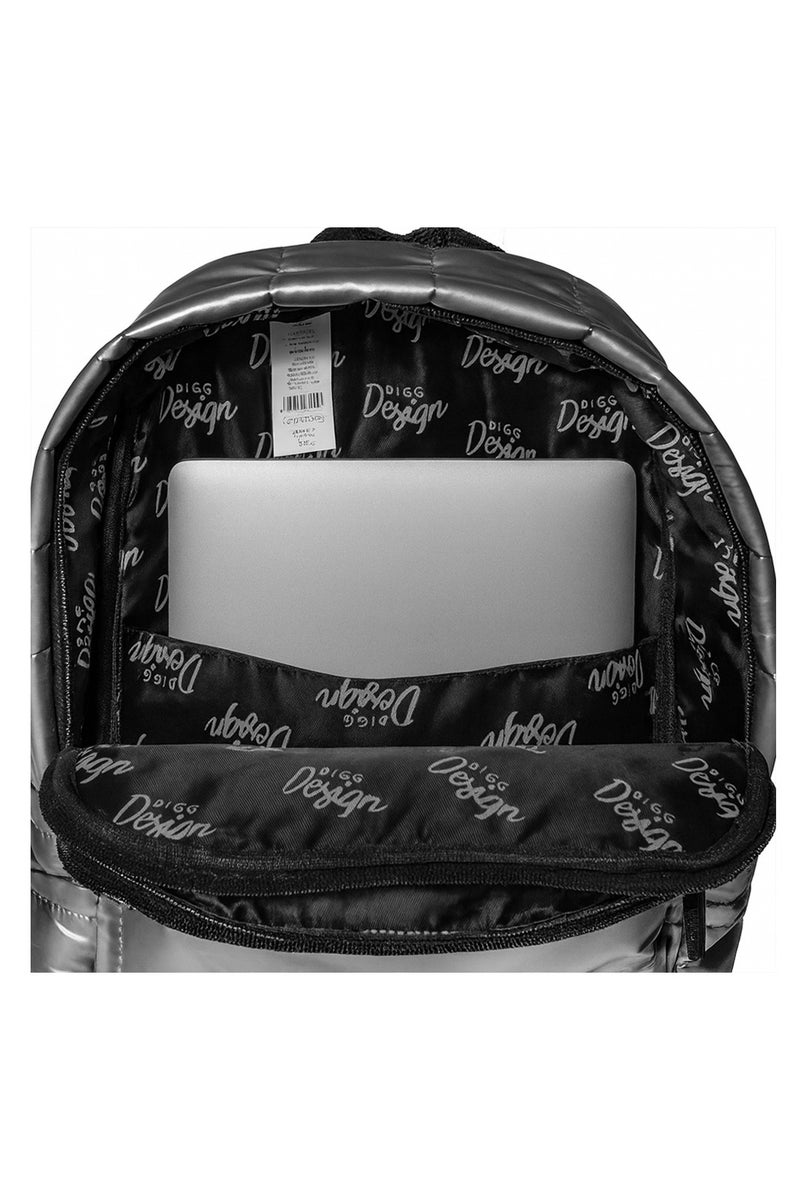 بيج ديزاين حقيبة ظهر مبطنة، حقيبة لابتوب 14 بوصة، خفيفة الوزن ومقاومة للماء مع قسم مخصص للابتوب، تصميم مريح مع أحزمة كتف مبطنة، مثالية للمدرسة والعمل والسفر والاستخدام اليومي - Image 4