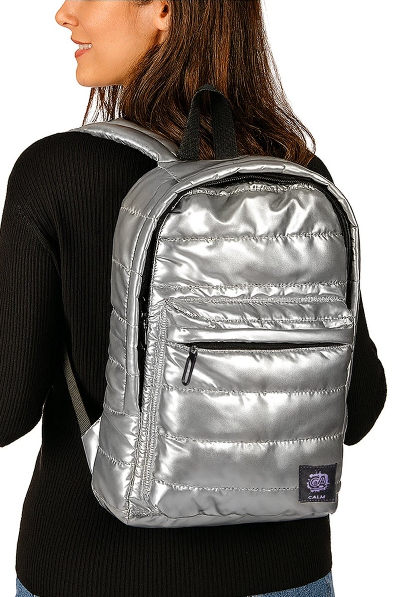 بيج ديزاين حقيبة ظهر مبطنة، حقيبة لابتوب 14 بوصة، خفيفة الوزن ومقاومة للماء مع قسم مخصص للابتوب، تصميم مريح مع أحزمة كتف مبطنة، مثالية للمدرسة والعمل والسفر والاستخدام اليومي - Image 2