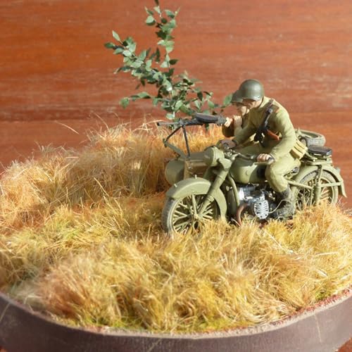 Warmtree Simulation Grass Miniature Static Grass Model Grass Tufts Railway Artificial Grass for Train Landscape Railroad Scenery Sand Military Layout Model - Image 4