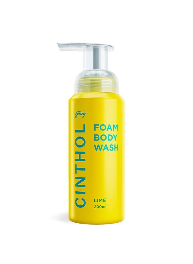 Cinthol Lime Foam Body Wash (200Ml) Unique Foam Formula For Moisturized & Irresistibly Soft Skin Suitable For All Skin Types - Image 1