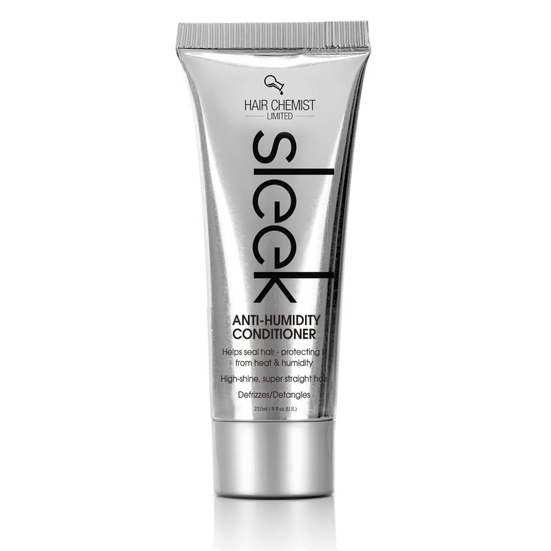 Hair Chemist SLEEK Anti Humidity Conditioner 8 oz  Defrizzing Conditioner for Dry Frizzy Hair and Sleek Straight Hair Ideal for Dry Damaged Hair