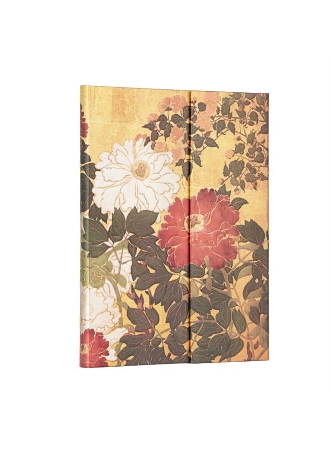 Natsu Rinpa Florals Ultra Lined Hardback Journal Wrap Closure - Hardback