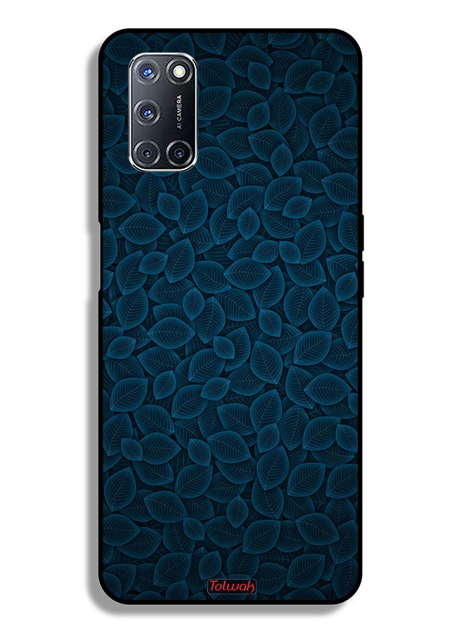 Tolwak Oppo A52 Protective Case Cover Digital Art Leaves Pattern - Image 1
