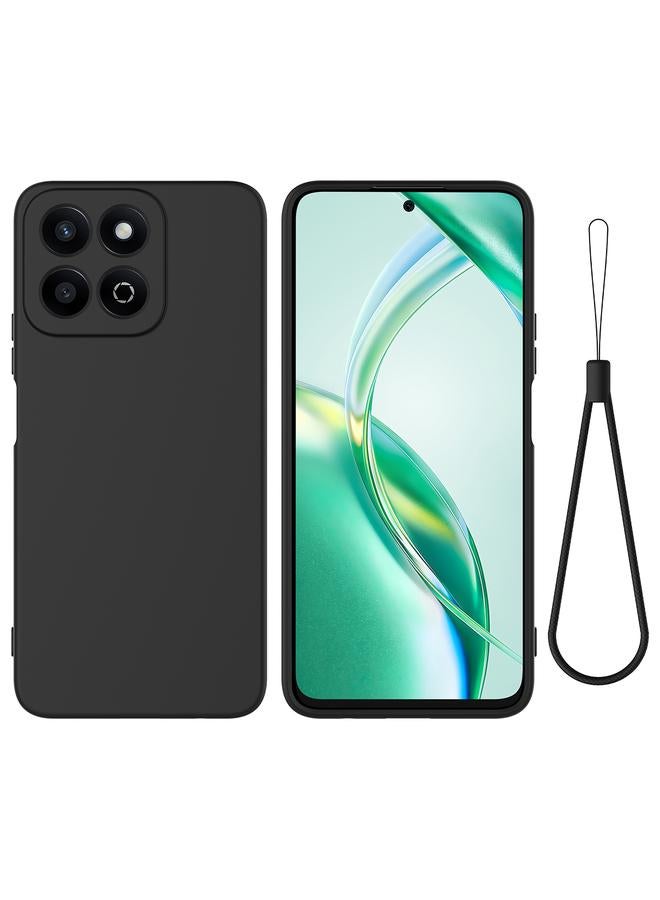 زبون جراب لهاتف Honor X7c / Play 200 Plus مصنوع من السيليكون السائل المقاوم للصدمات بلون نقي - Image 1