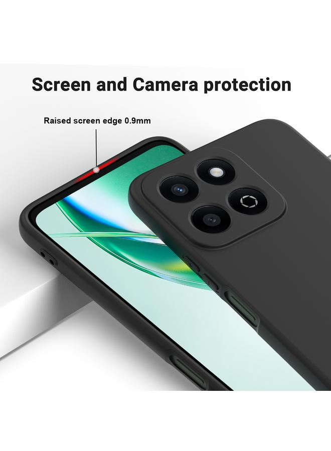 زبون جراب لهاتف Honor X7c / Play 200 Plus مصنوع من السيليكون السائل المقاوم للصدمات بلون نقي - Image 4