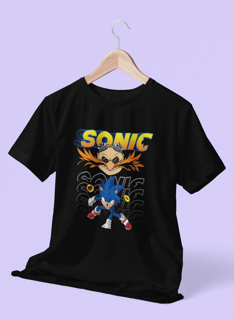 ZOOM SONIC ENERGY GRAPHIC DESIGN T-SHIRT