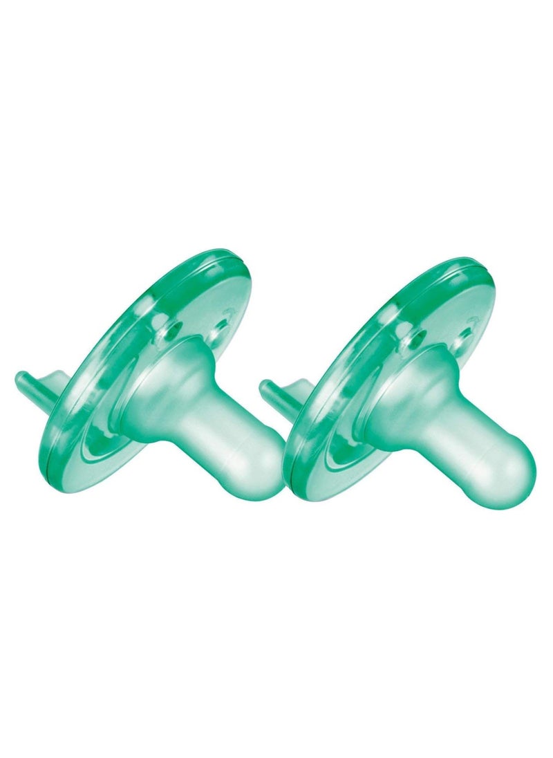 Philips Philips AVENT Soothie Pacifier, Green, 0-3 Months, 2 Count 
