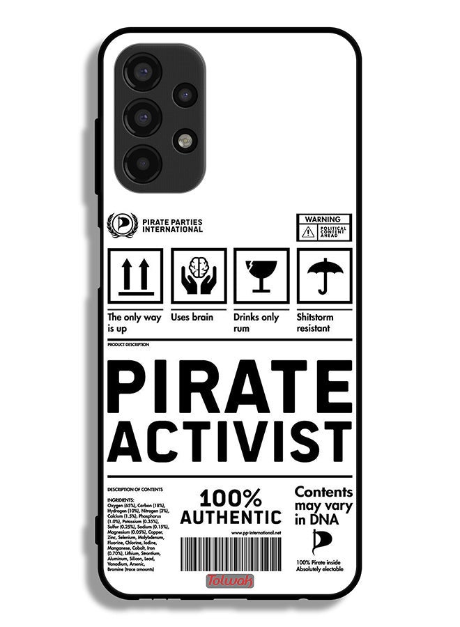 Tolwak Samsung Galaxy A13 4G Protective Case Cover Private Activist Sticker - Image 1