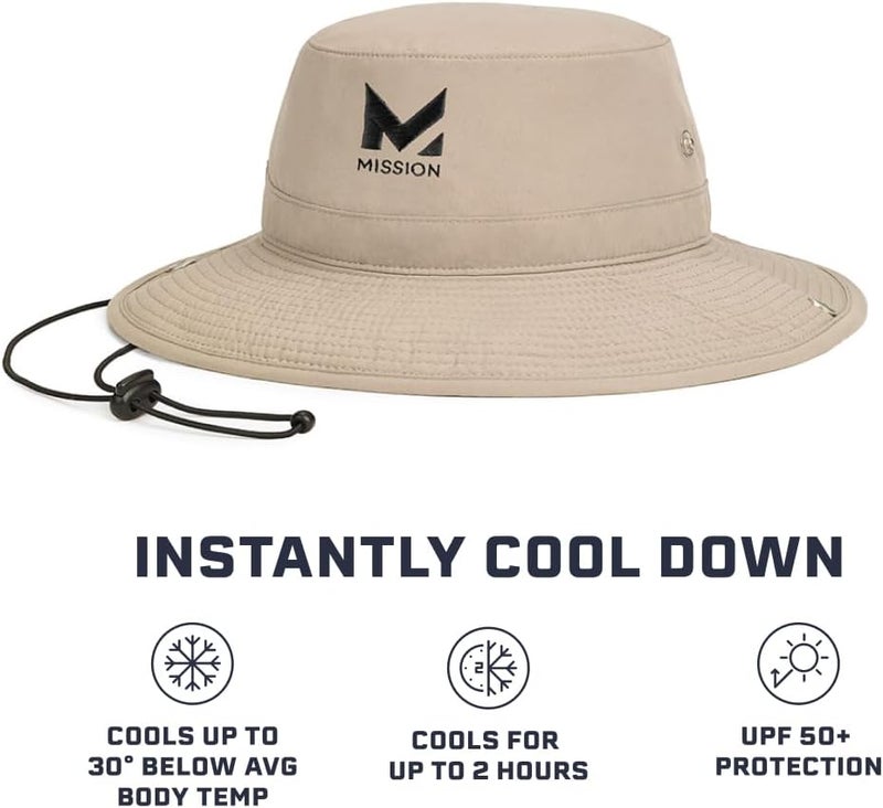 Mission Cooling Bucket Hat - Unisex Wide-Brim Hat for Men & Women - Lightweight, Foldable & Durable - Cools Up to 2 Hours - Image 4