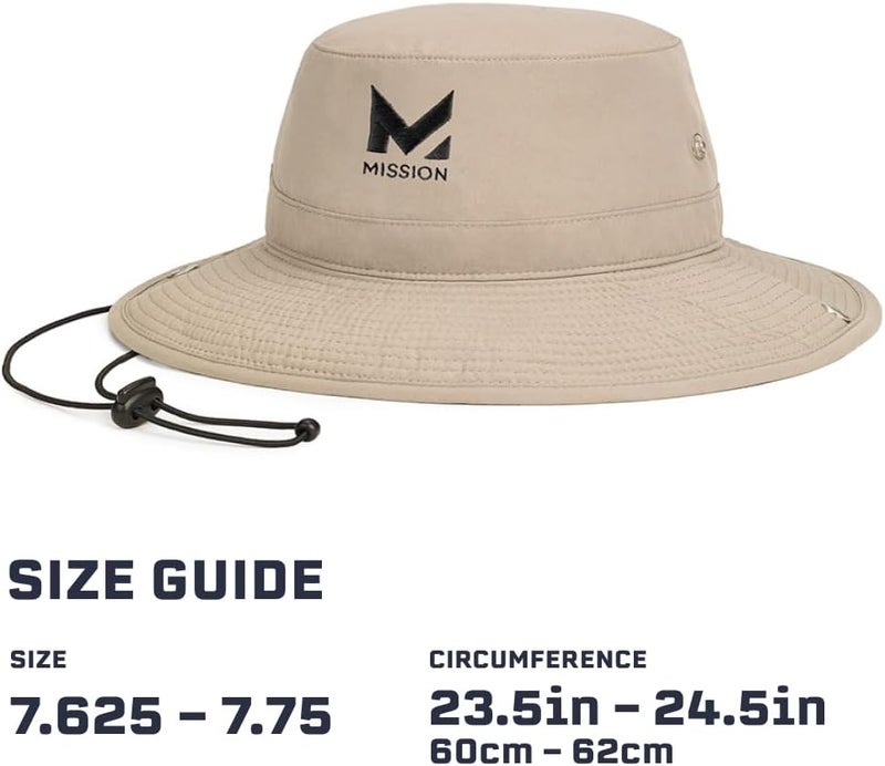 Mission Cooling Bucket Hat - Unisex Wide-Brim Hat for Men & Women - Lightweight, Foldable & Durable - Cools Up to 2 Hours - Image 3