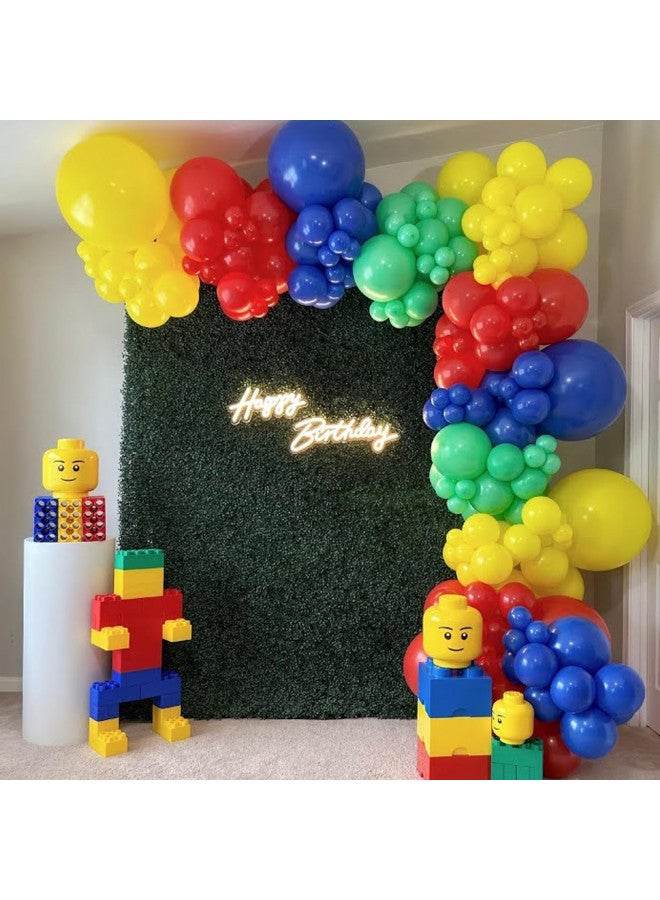 Biapian Red Yellow Blue Balloons, 60PCS Balloons Red Blue Green, 12Inch Matte Blue Yellow Red Green Latex Balloons Colourful Confetti Balloons for Kids Birthday Baby Shower Carnival Circus Party Decoration - Image 4