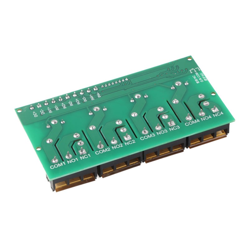 songle 4-Channel Relay Module 30A 5V/12V/24V Optocoupler Isolation High/Low Level Trigger - 4-Way Terminal Block for Arduino PLC Smart Home - Image 3