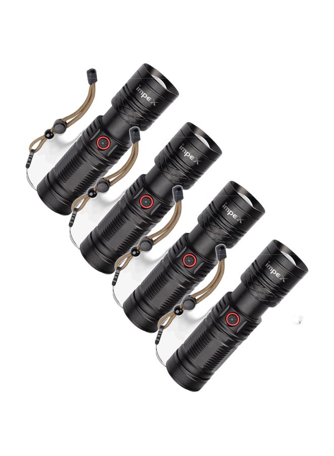 إمبكس كشاف يدوي قابل لإعادة الشحن من Impex، 20 واط ليزر LED، 1000 لومن، تركيز قابل للتعديل، بطارية 6600mAh، شحن Type-C، جسم من الألمنيوم المقاوم للتآكل، ضمان سنتين – Hunter Z3 - Image 1