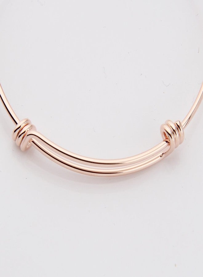 WUSUANED Scissor Shear Adjustable Expandable Wire Bangle Bracelet for Hairdresser Seamstress (scissor bracelet rose gold) - Image 5