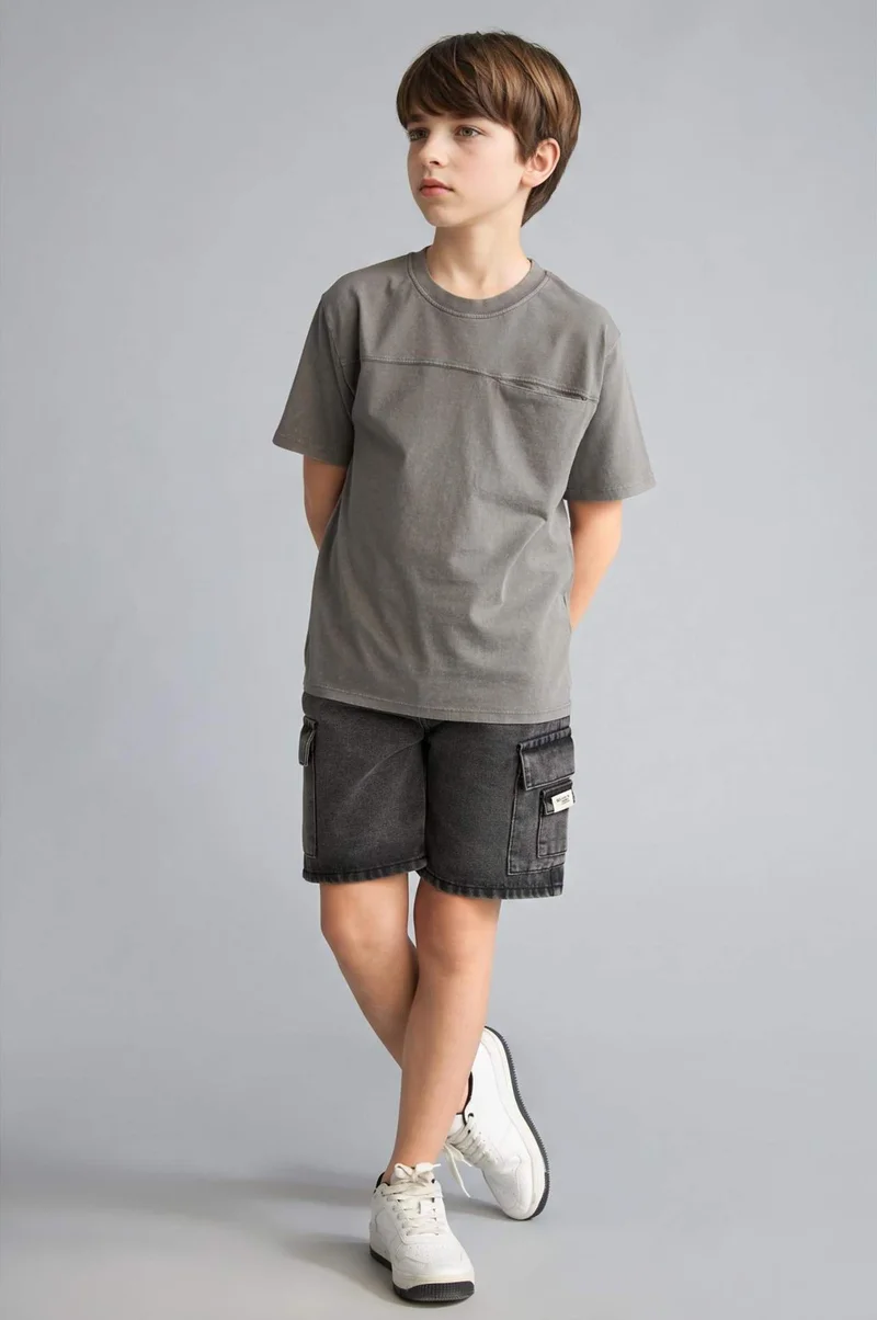 DeFacto Boy New Regular Fit Crew Neck T-Shirt