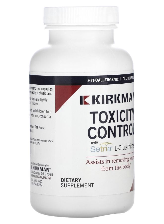 Kirkman Labs Toxicity Control with Setria L-Glutathione 120 Capsules - Image 2