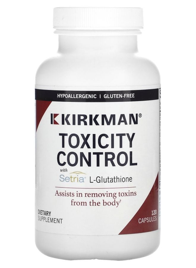 Kirkman Labs Toxicity Control with Setria L-Glutathione 120 Capsules - Image 1