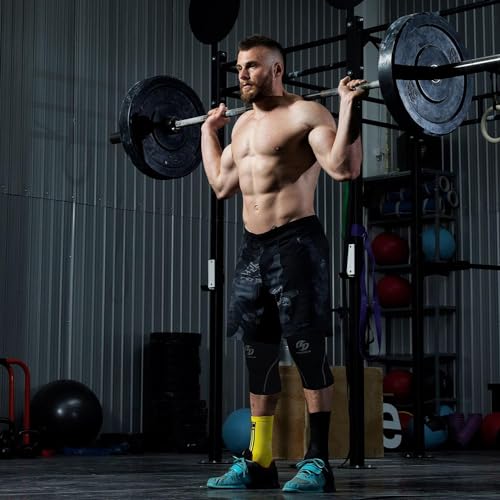 Nisrok Knee Sleeves (1 Pair), 7mm Neoprene Compression Knee Braces, Great Support for Cross Training, Weightlifting, Powerlifting, Squats, Basketball and More (Black, Medium) - Image 5