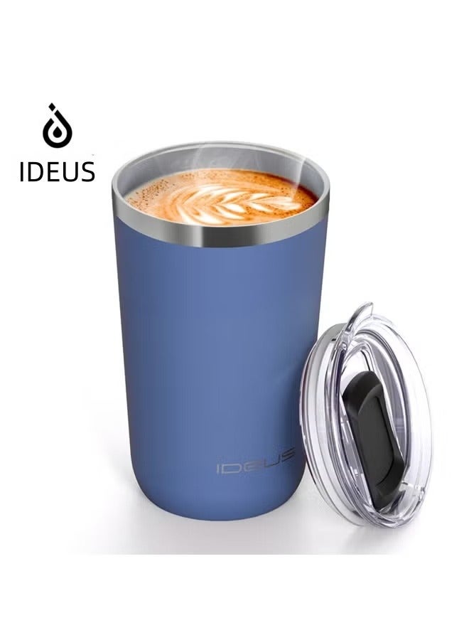 إيديوس كوب IDEUS المحمول للسيارة (20 أونصة، 600 مل) مع كوب معزول من الفولاذ المقاوم للصدأ 304 للاستخدام الخارجي - Image 1