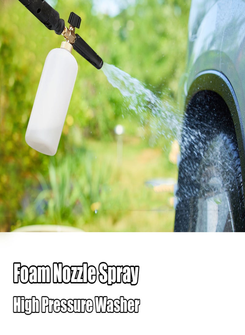 Generic Snow Foam Lance Auto Pressure Washer Jet Quick Release Foam Blaster Compatible with Karcher K2-K7 Pukkr  - Image 2