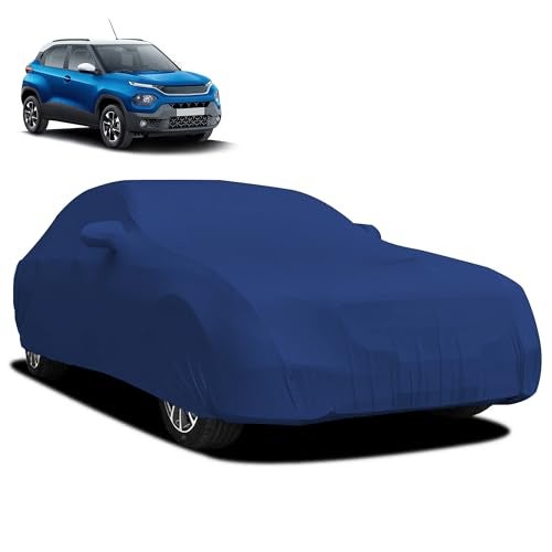 AutoGuys Car Cover Waterproof TU-I for Tata Punch [Year 2021 Onwards] - Punch Car Cover Dust & UV Protection Punch Car Body Cover with Mirror Pocket Soft Cotton Lining - Image 1