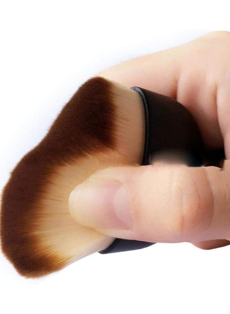 أوريتي فرشاة مكياج احترافية مسطحة من قطعتين لكريم الأساس وأحمر الخدود - Image 5