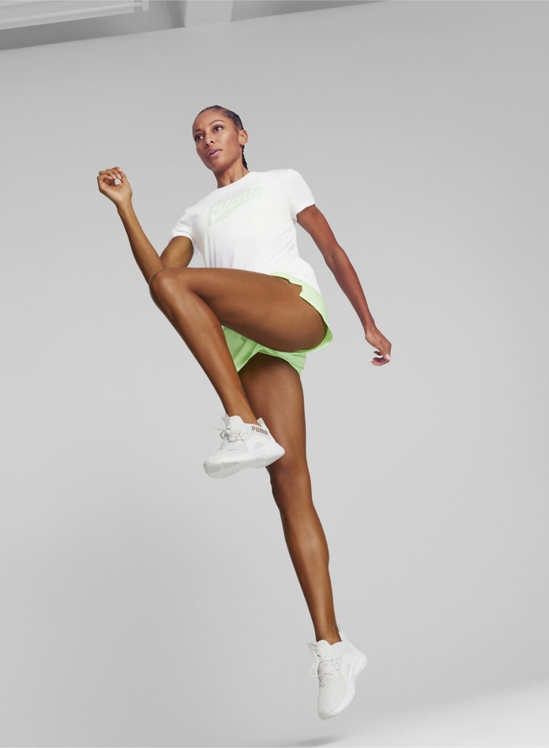 بوما تيشيرت للجري للنساء RUN Short Sleeve Logo - Image 5