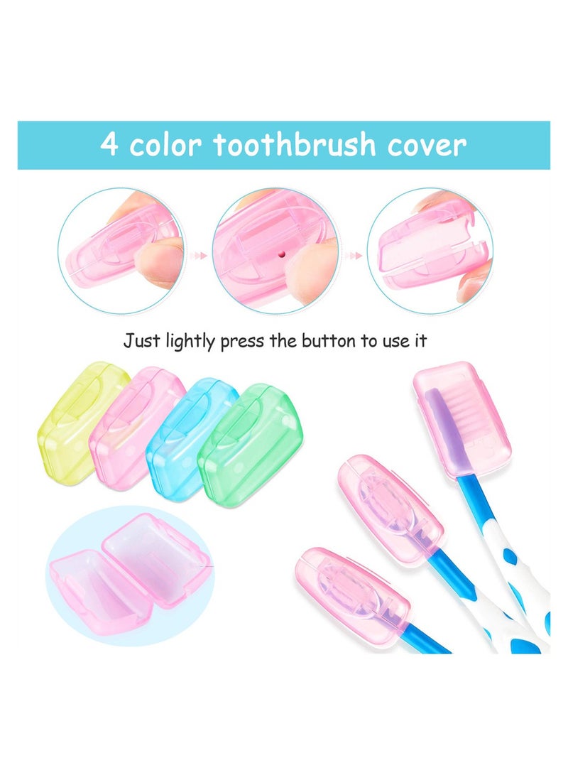 KASTWAVE 21 Pack Leak Proof Silicone Travel Bottles Set, ELECDON TSA Approved Leak Proof Squeezable Containers for Toiletries, Travel Size Accessories and Shampoo Conditioner Bottles with Tags (BPA Free) - Image 5