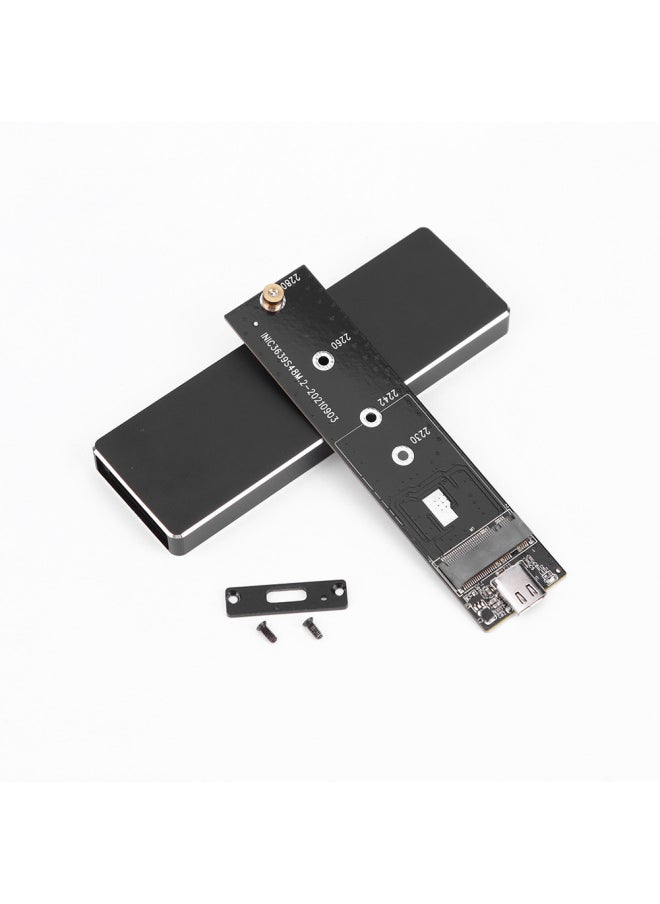 Generic Private Model M.2 NVMe/NGFF Dual Protocol Solid State Hard Disk Box Type-c3.1 SSD Mobile Hard Disk Box-Color:NGFF Protocol Red  - Image 2